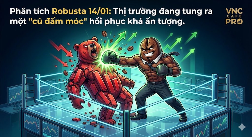 Phân tích Robusta 14/01: Thị trường đang tung ra một 